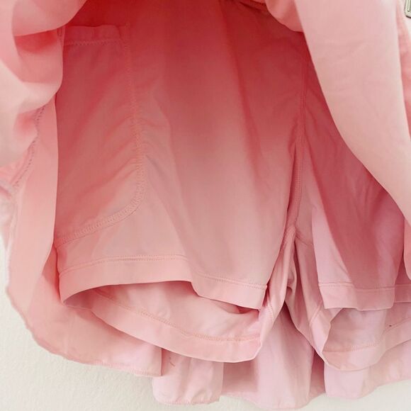 Pink Tiered Skort Size Small Tennis prep Court Rival look alike Athleisure - Picture 6 of 7